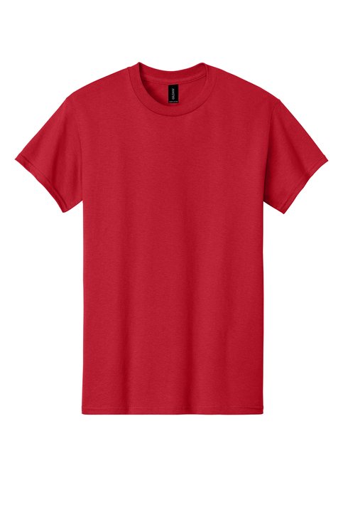 Gildan 5000 Red Front