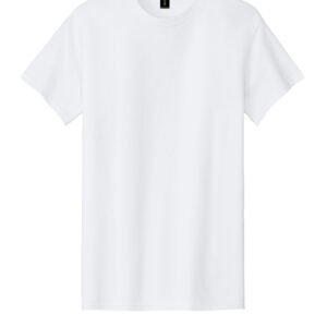 gildan 5000 white front