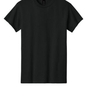 gildan 5000 black front