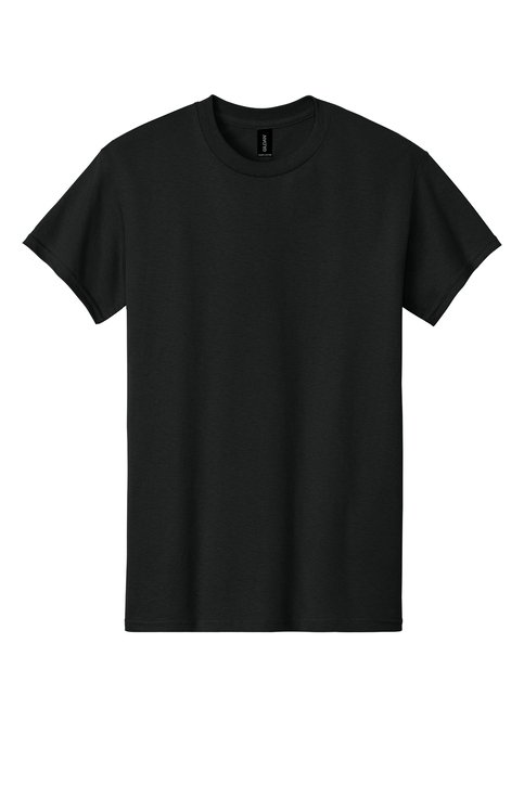 Gildan 5000 Black Front